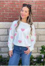 Papillon Papillon - 3d Heart Sweater (Pink)
