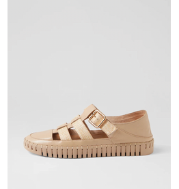 Django and Juliette Django & Juliette - Hiroko (Camel Leather - Raffia)