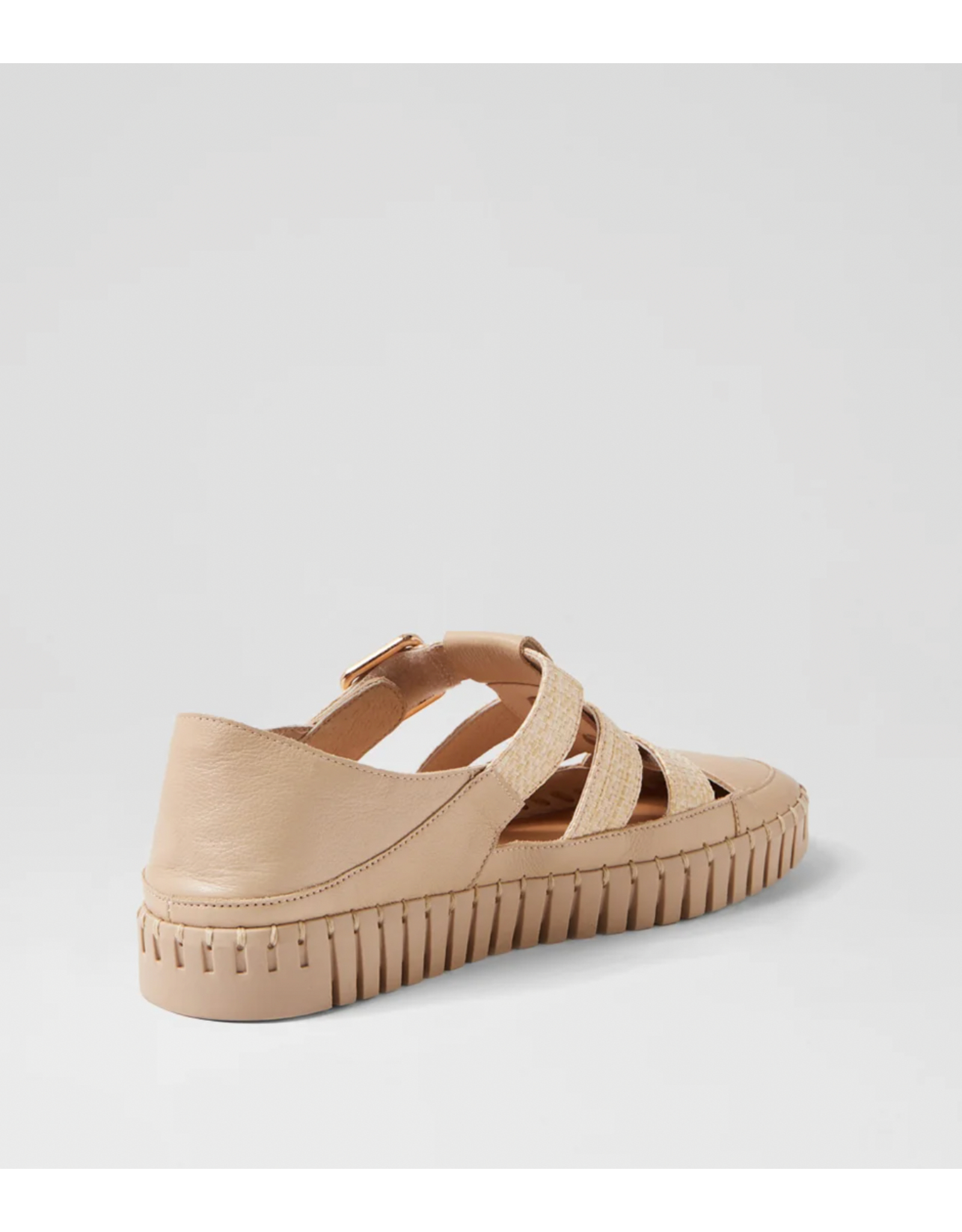 Django and Juliette Django & Juliette - Hiroko (Camel Leather - Raffia)