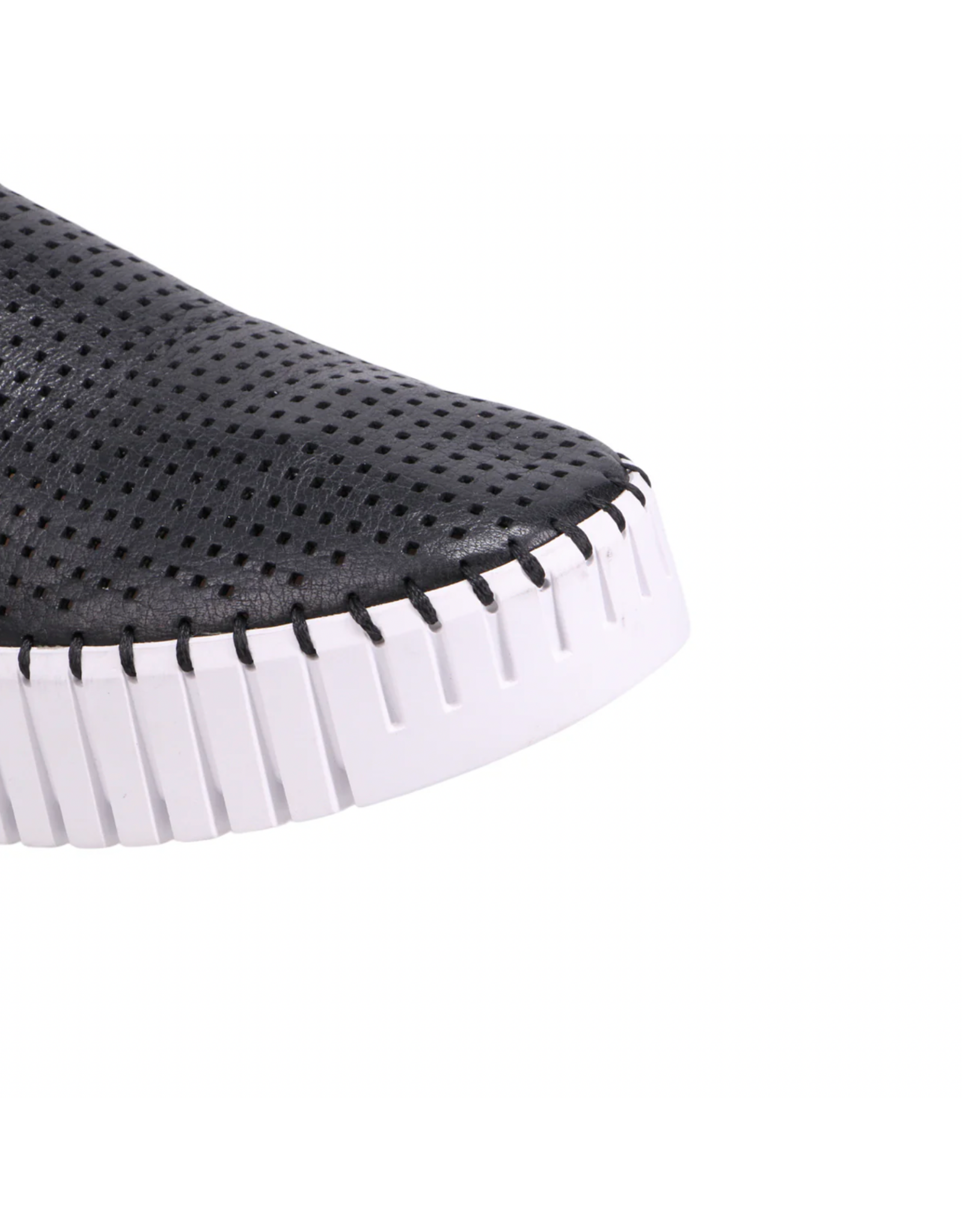 Django and Juliette Django & Juliette - Bartas (Black, White Sole Leather)