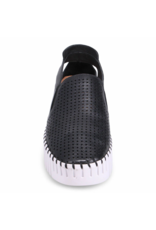 Django and Juliette Django & Juliette - Bartas (Black, White Sole Leather)