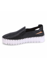 Django and Juliette Django & Juliette - Bartas (Black, White Sole Leather)