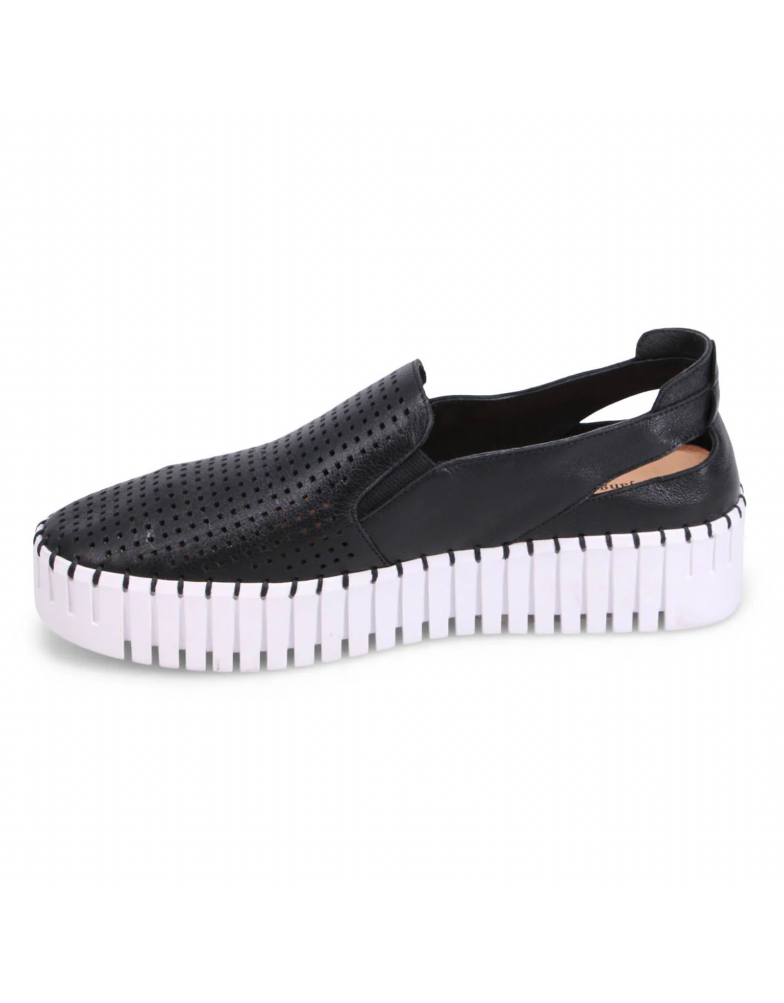 Django and Juliette Django & Juliette - Bartas (Black, White Sole Leather)