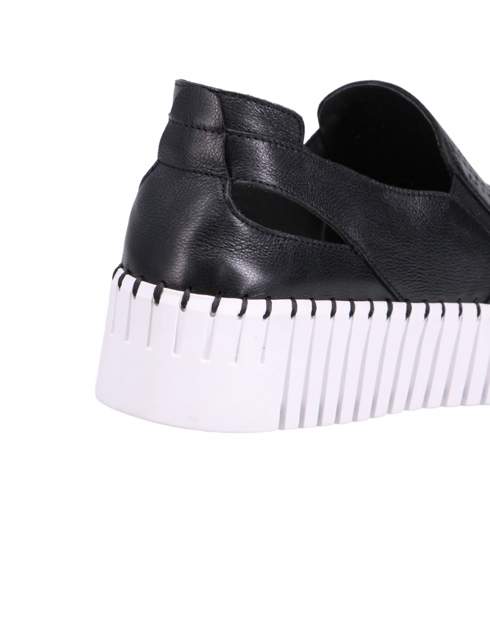 Django and Juliette Django & Juliette - Bartas (Black, White Sole Leather)