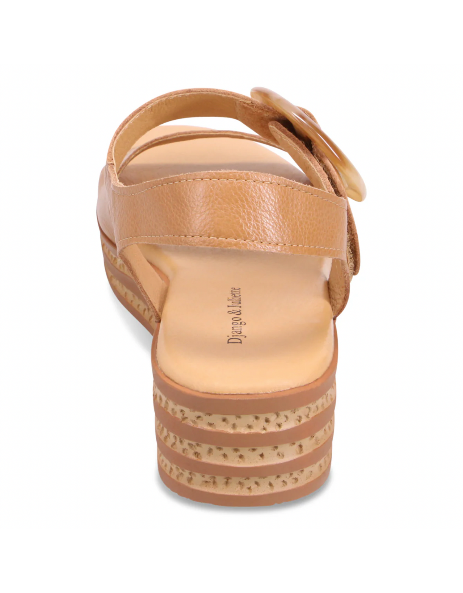 Django and Juliette Django & Juliette - Cubbie Platform Sandal (Dark Tan)