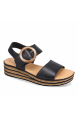 Django and Juliette Django & Juliette - Cubbie Platform Sandal (Black)