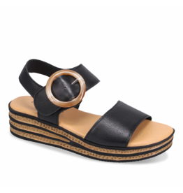 Django and Juliette Django & Juliette - Cubbie Platform Sandal (Black)