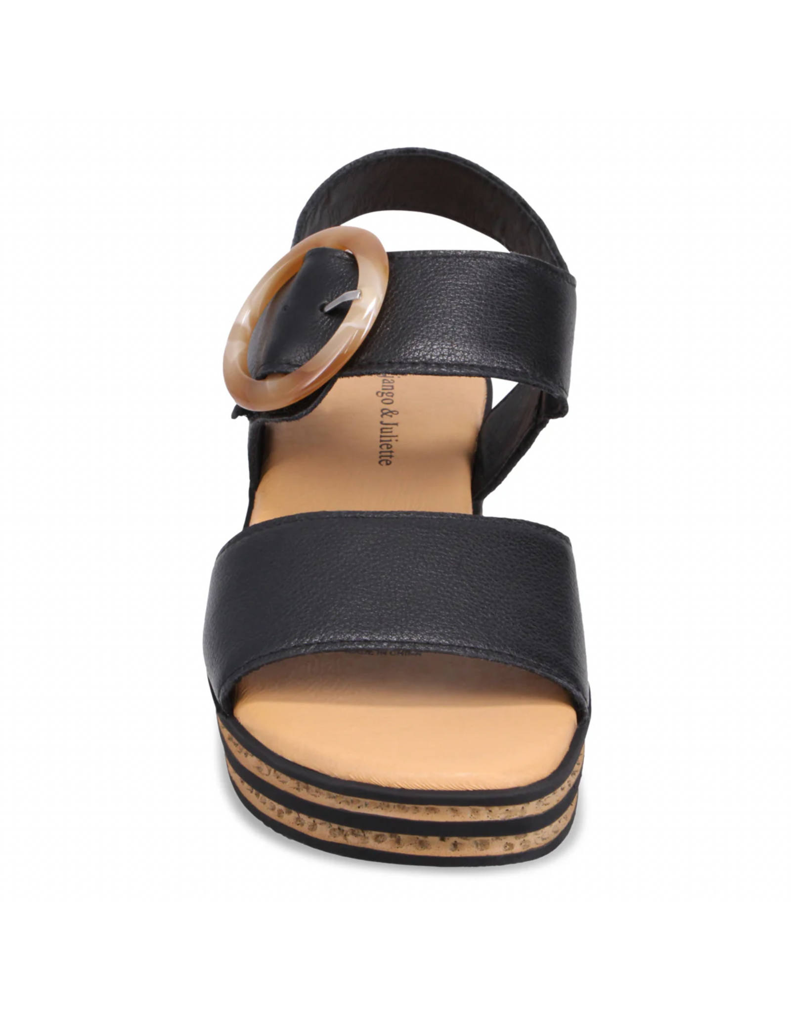 Django and Juliette Django & Juliette - Cubbie Platform Sandal (Black)