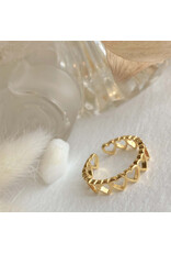 Pika & Bear Pika & Bear - "Love Bites" Heart Chain Ring