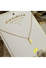 Pika & Bear Pika & Bear - "Customer Service Inner Monologue " Salty Language Charm Necklace