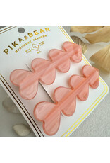 Pika & Bear Pika & Bear - "Love is a Battlefield" Quadruple Heart Duckbill Hair Clip