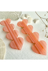 Pika & Bear Pika & Bear - "Love is a Battlefield" Quadruple Heart Duckbill Hair Clip