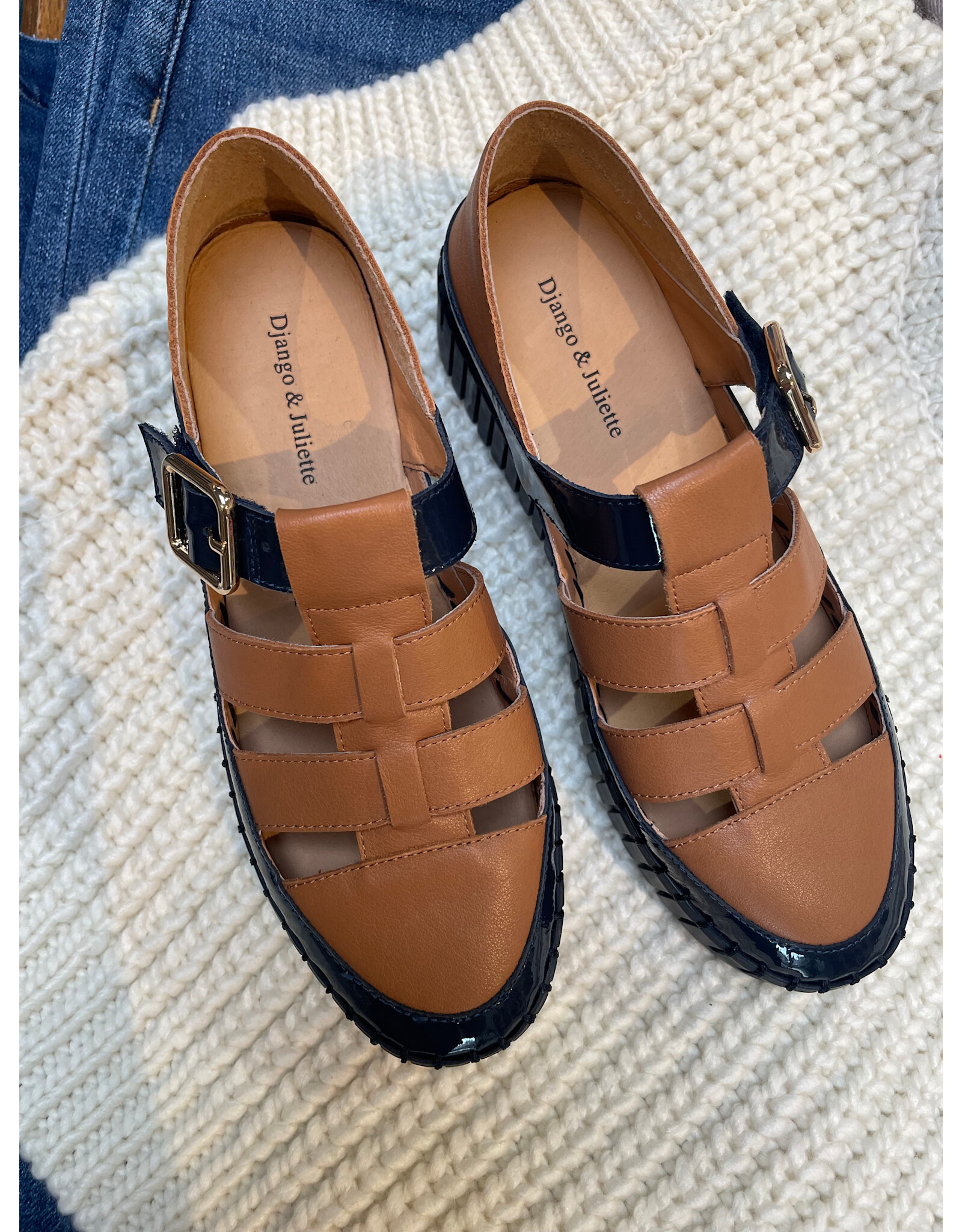 Django and Juliette Django & Juliette - Baytown (Navy - Dark Tan)