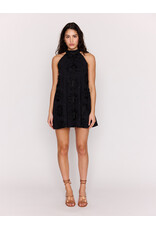 Mink Pink Mink Pink - Roma High Neck Mini Dress (Black)