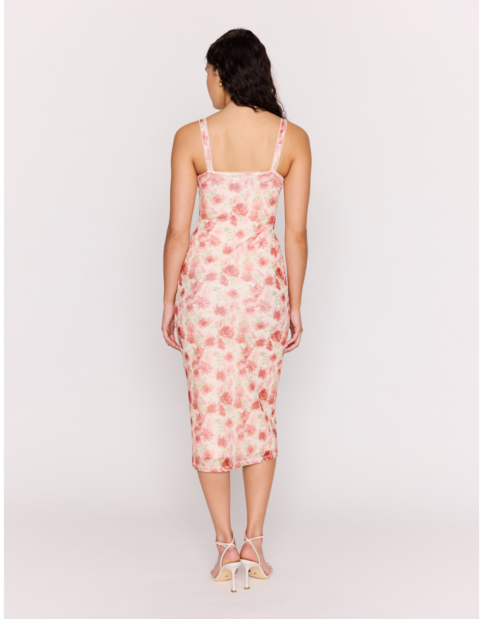 Mink Pink Mink Pink - Camille Mesh Bustier Dress (Pink Floral)