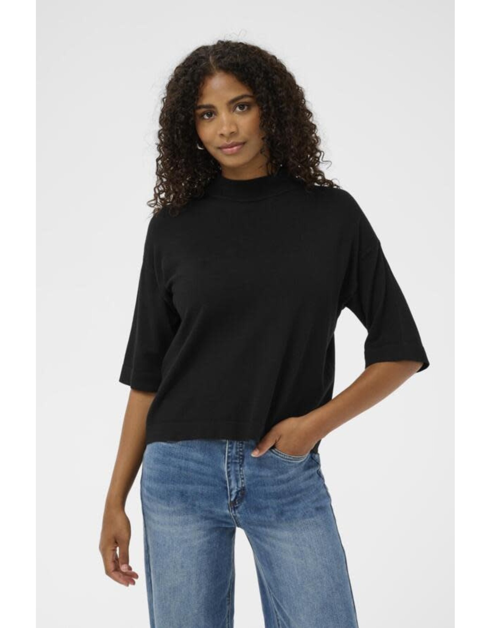 Kaffe Kaffe - Lizza Turtleneck (Black Deep)