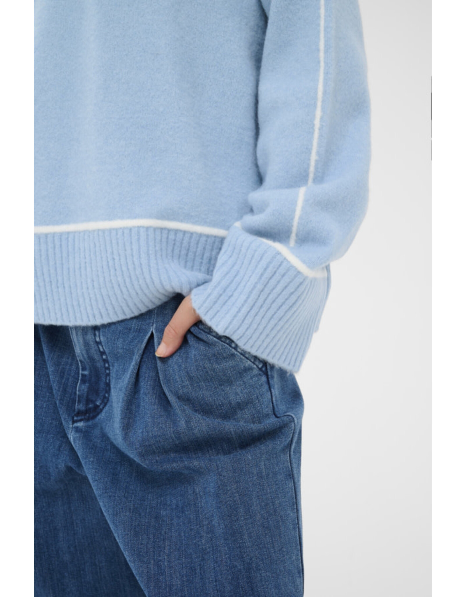 Kaffe Kaffe - Jinie Pullover (Powder Blue)