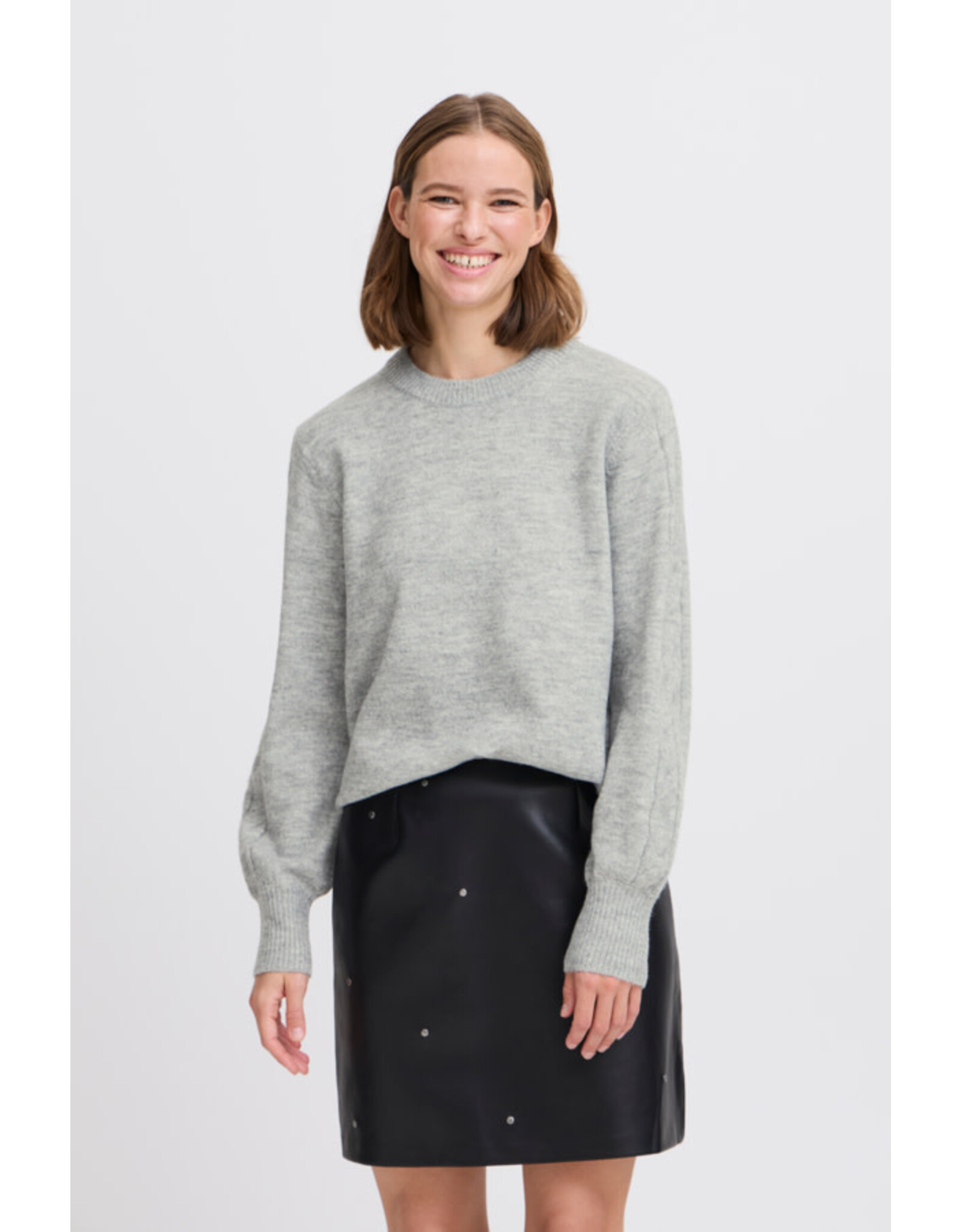 b.young b.young - Muna Jumper (Mid Grey)