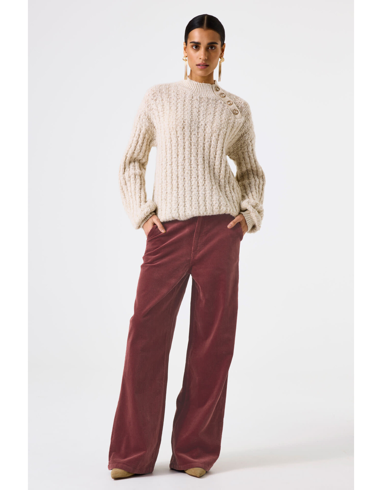 Garcia Garcia - Corduroy Pants (Scarlet Oak)