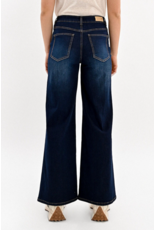 Molly Bracken Molly Bracken - High Waisted Wide leg jeans (Denim Dark Blue)