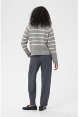 Kaffe Kaffe - Erin Knit Pullover (Light Grey Melange)