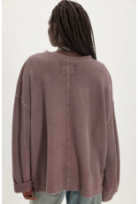 Free people Free People -  We The Free Dawson Pocket Thermal (Chocolate Grape)