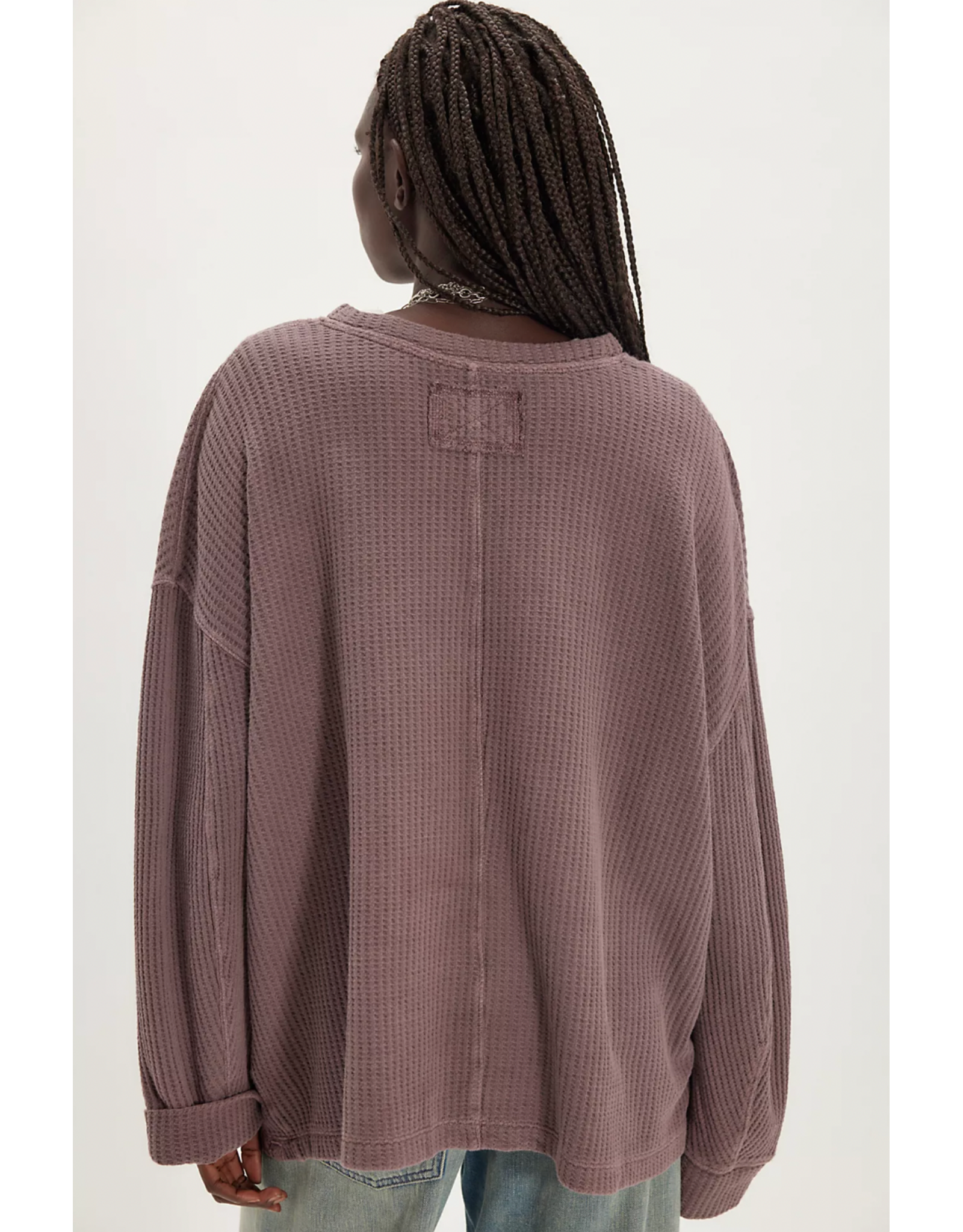 Free people Free People -  We The Free Dawson Pocket Thermal (Chocolate Grape)