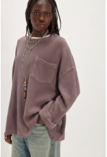 Free people Free People -  We The Free Dawson Pocket Thermal (Chocolate Grape)