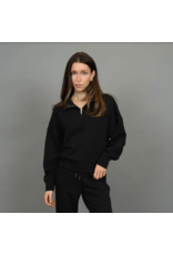 RD Style RD Style - Mailyn soft scuba half zip pullover (Black)