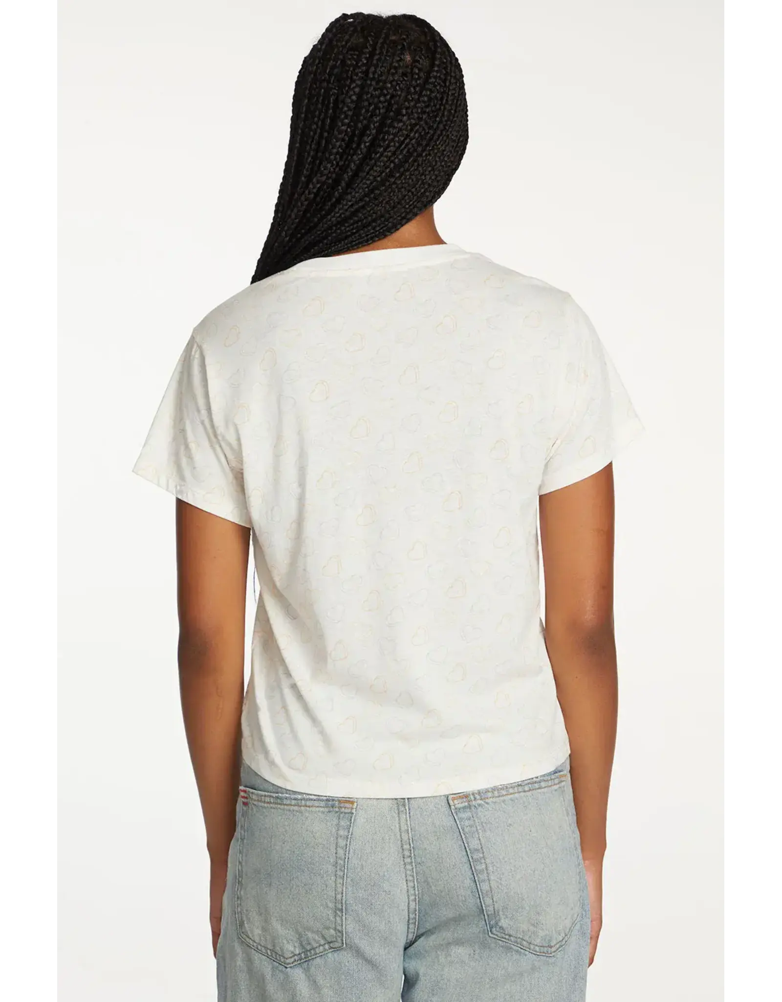 Chaser Chaser - Allover Valentine Tee (Starry White)