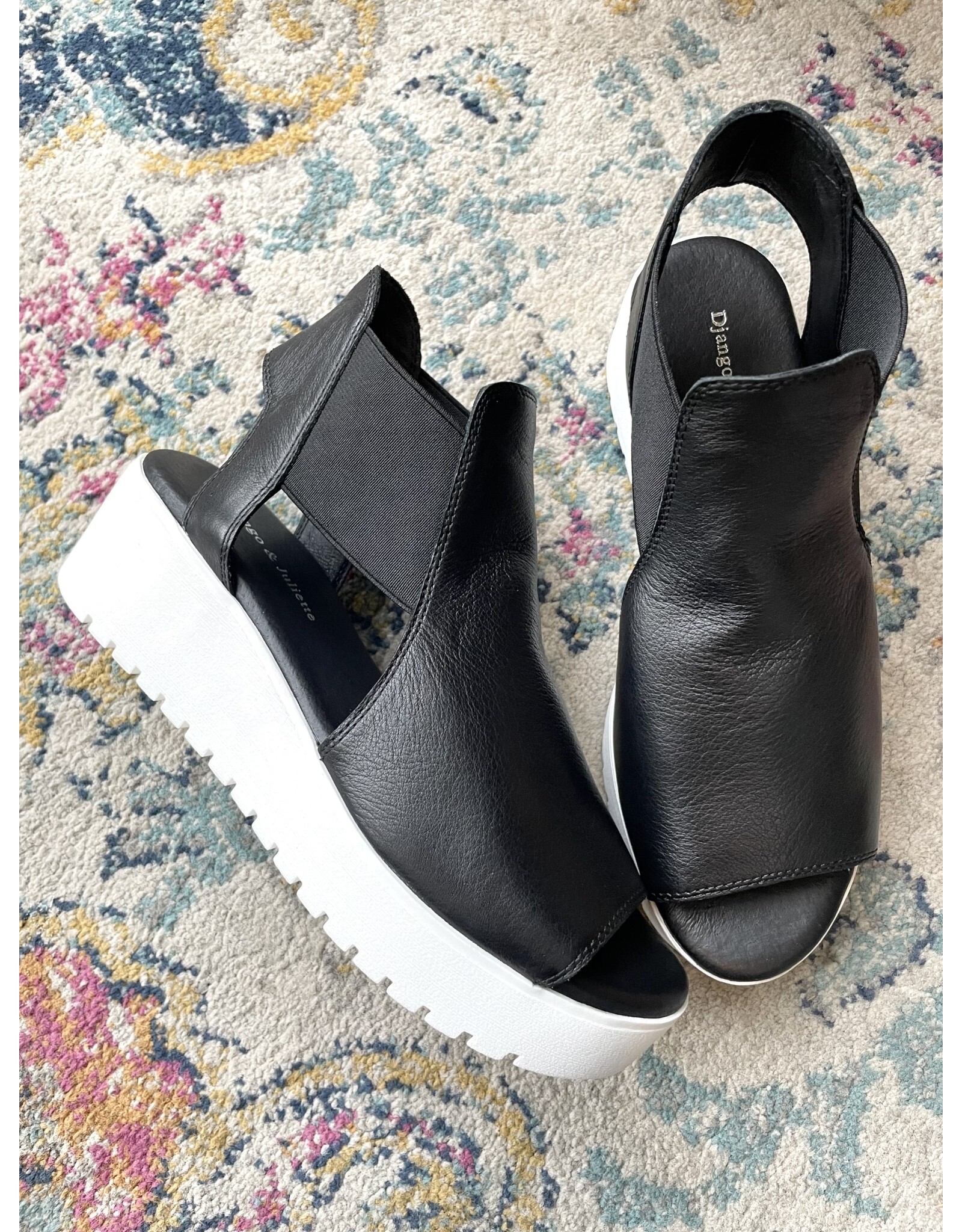 Django and Juliette Django & Juliette - Ozie (black / white sole)