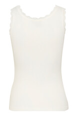 Kaffe Kaffe - Omi Lace Trim Tank (Chalk)