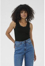 Kaffe Kaffe - Omi Lace Trim Tank (Black Deep)