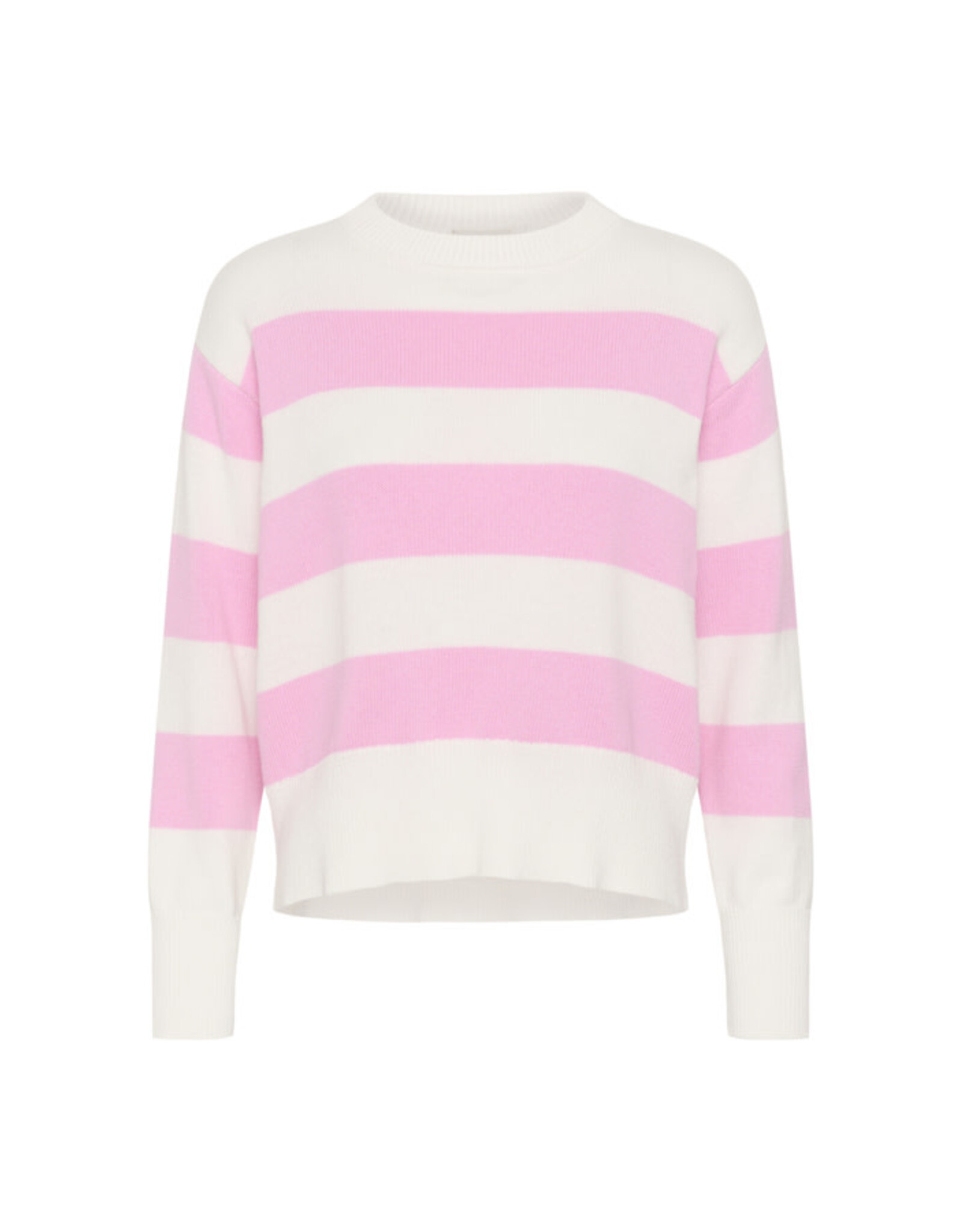 Kaffe Kaffe - Harriet Knit Pullover (Turtledove / Pink)