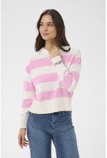 Kaffe Kaffe - Harriet Knit Pullover (Turtledove / Pink)