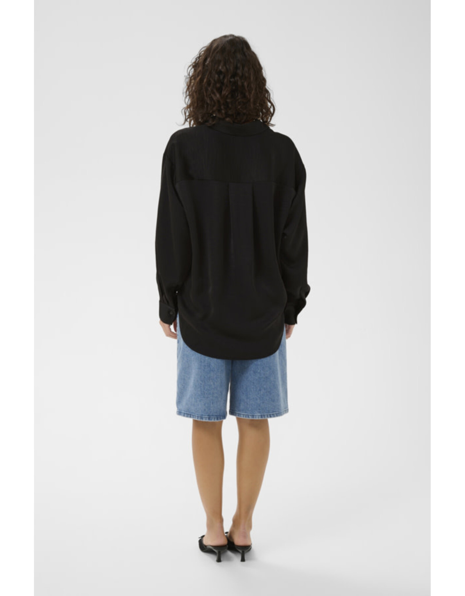 Kaffe Kaffe - Rory Button Up (Black)