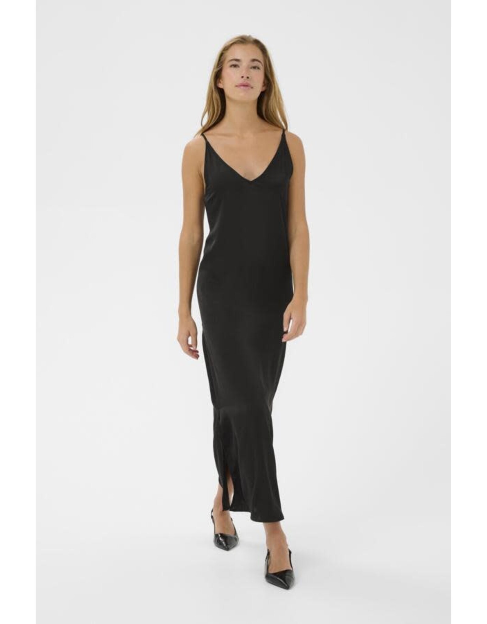 Kaffe Kaffe - Rory Sateen Dress (Black Deep)