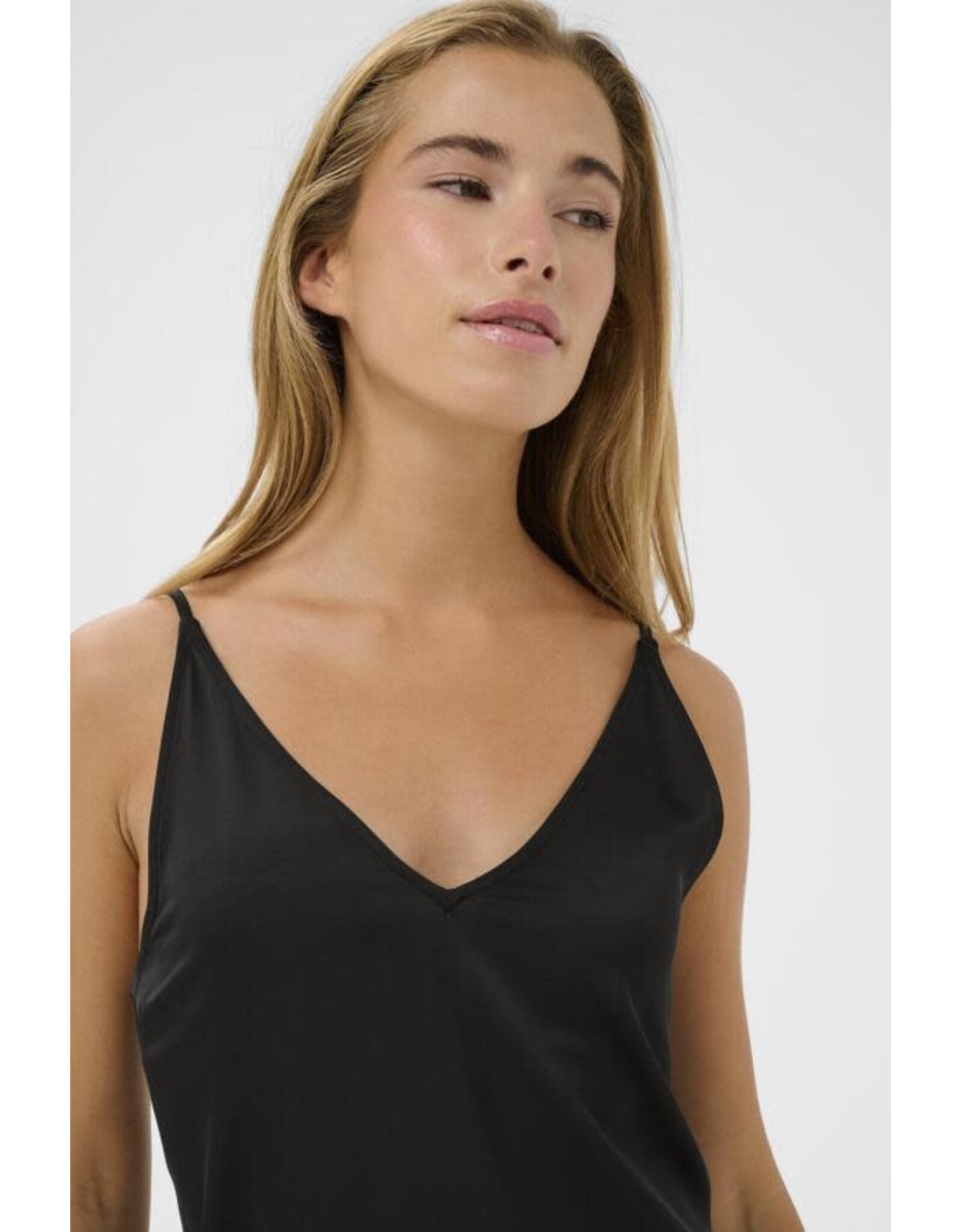 Kaffe Kaffe - Rory Sateen Dress (Black Deep)