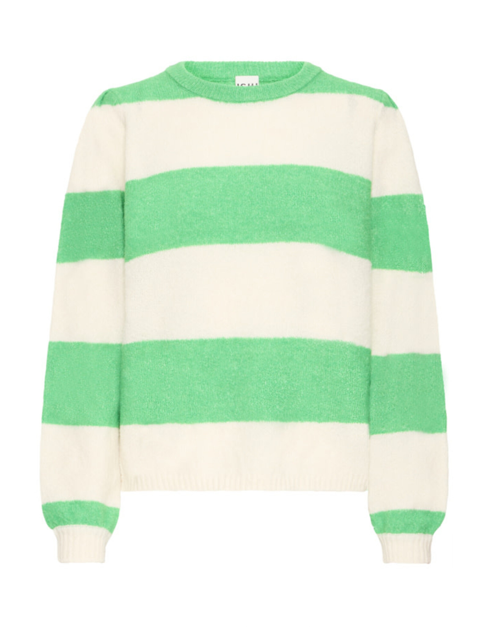 ICHI ICHI - Dusty Striped Pullover (Kelly Green)