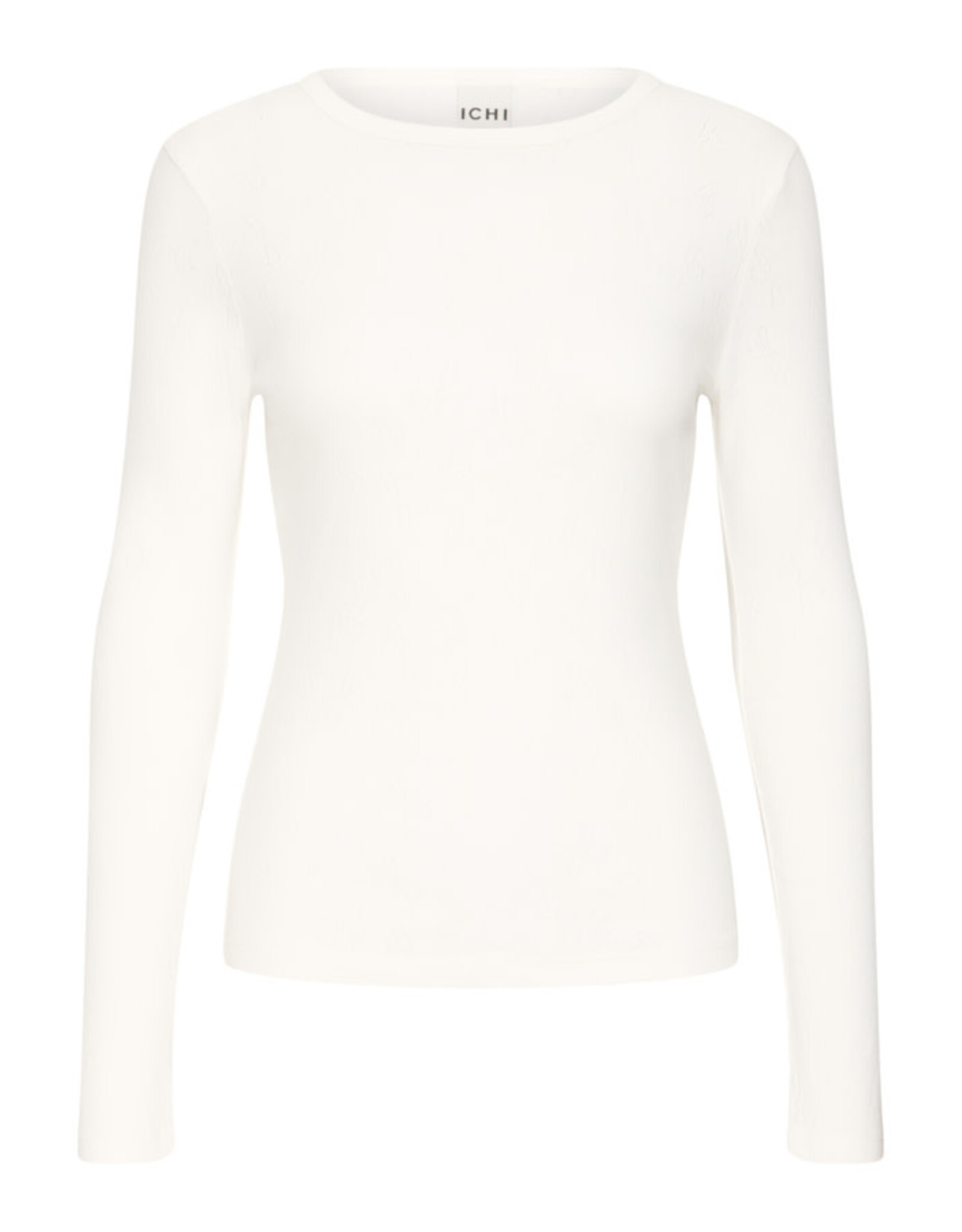 ICHI ICHI - Neel Long Sleeve T Shirt (Cloud Dancer)