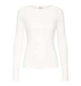 ICHI ICHI - Neel Long Sleeve T Shirt (Cloud Dancer)