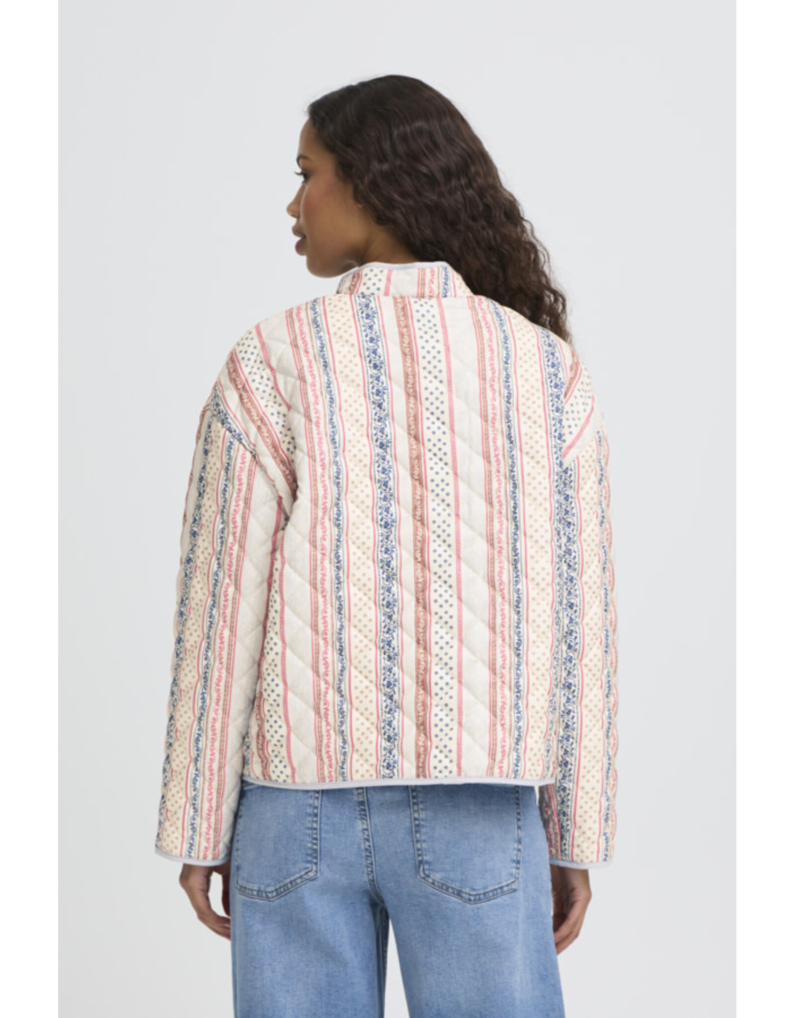 ICHI ICHI - Livanta Quilted Jacket (Teaberry)