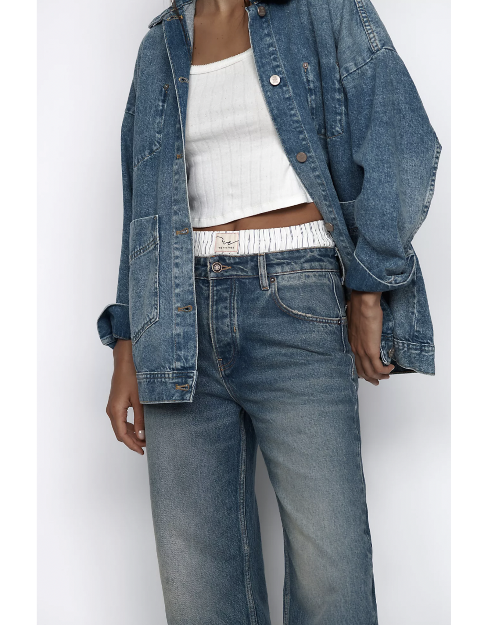 Free people Free People - Avery Denim Jacket (Got the Blues)