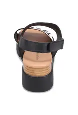 Django and Juliette Django & Juliette - Runar Platform Sandal (Zebra / Blk / Pony / Leather)