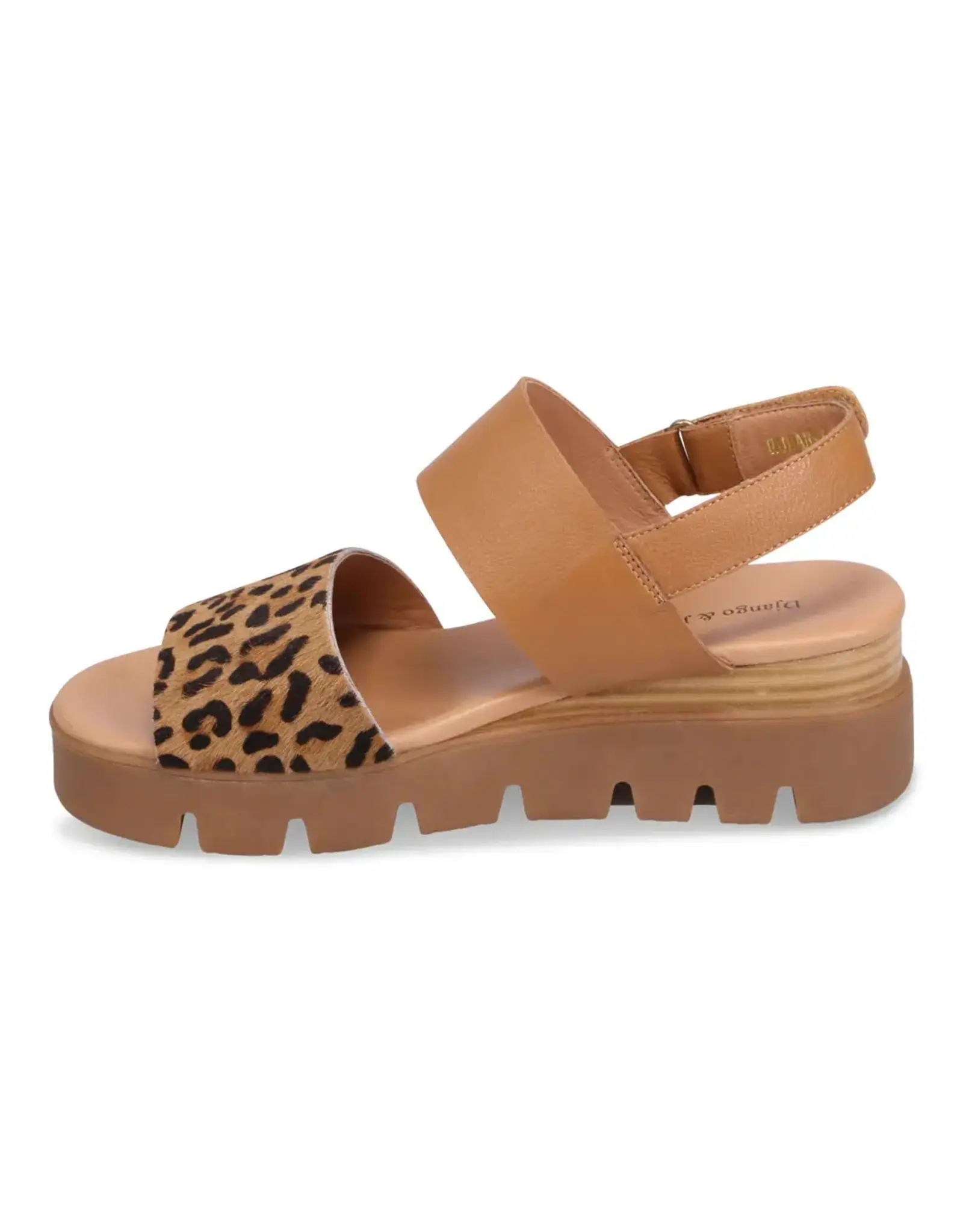 Django and Juliette Django & Juliette - Runar (Tan Leopard / Dark Tan Pony Leather)