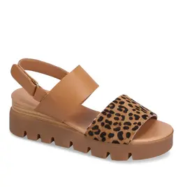 Django and Juliette Django & Juliette - Runar (Tan Leopard / Dark Tan Pony Leather)