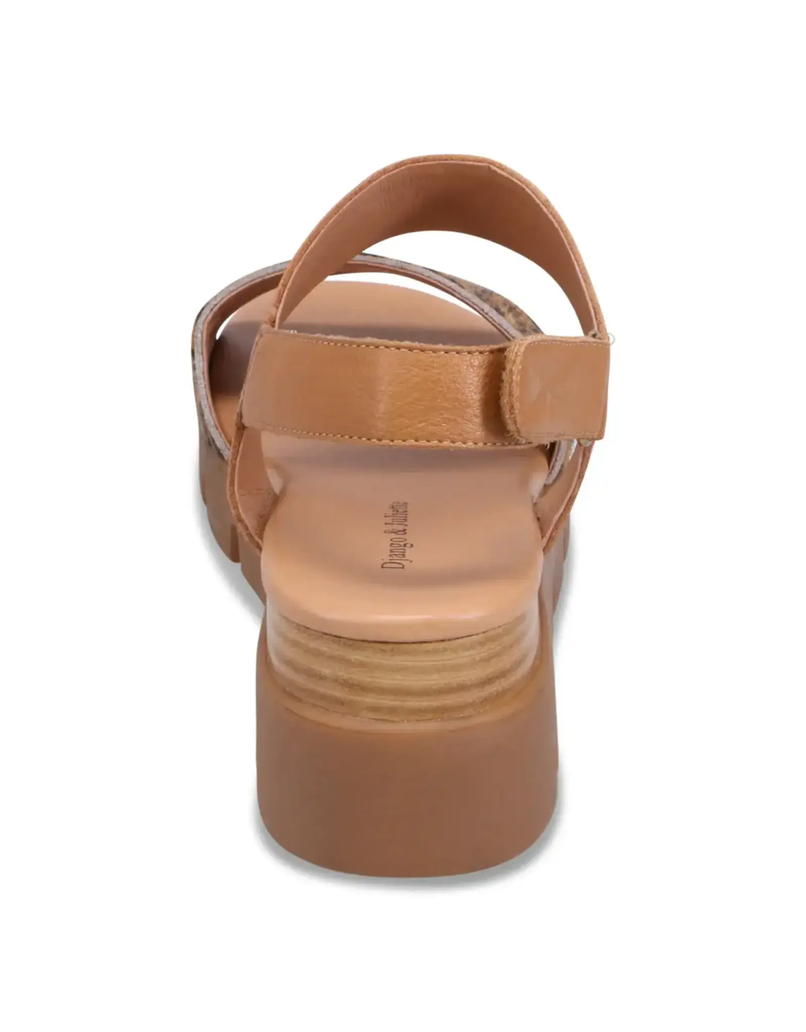 Django and Juliette Django & Juliette - Runar (Tan Leopard / Dark Tan Pony Leather)