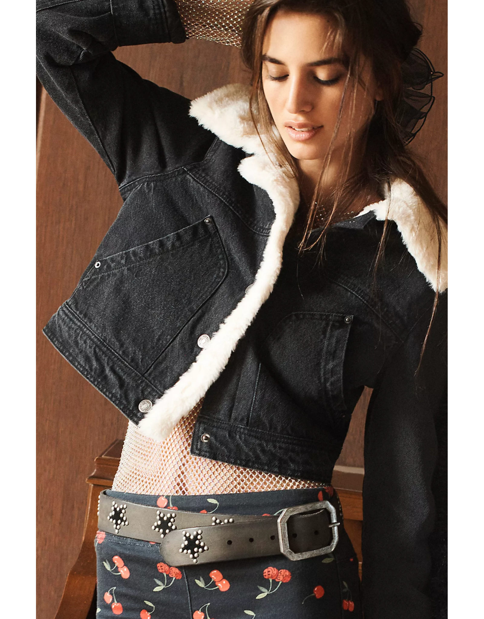 Free people Free People - Starcrossed Studded Belt (Midnight Hour)