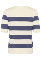 Kaffe Kaffe - Lizza stripe (Indigo Blue / White)