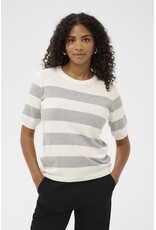 Kaffe Kaffe - Lizza stripe (Chalk / Light Grey)
